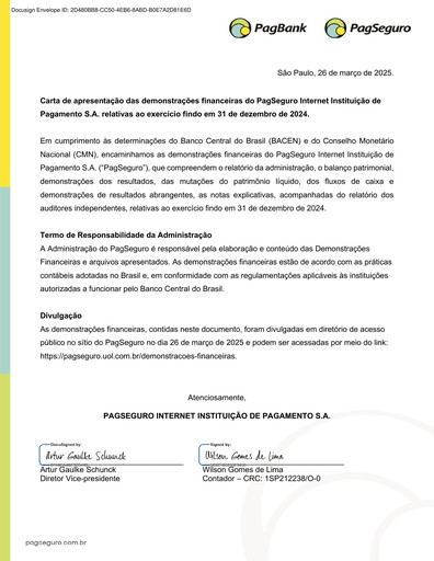 Thumbnail PagSeguro Financial Statement 2024