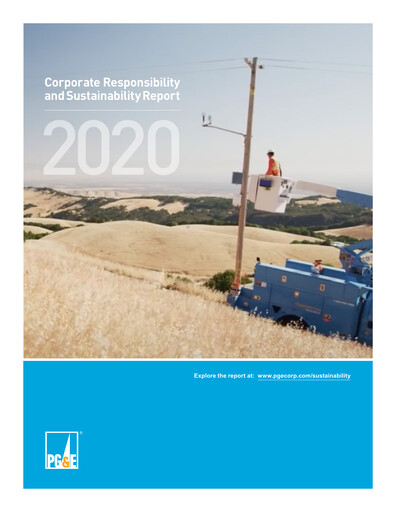 Thumbnail PG&E Corporation Annual Report 2020