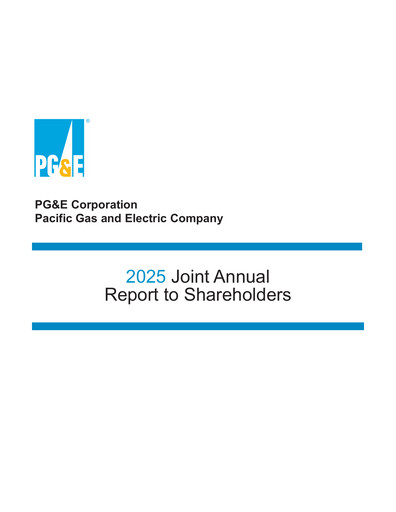 Thumbnail PG&E Corporation Annual Report 2025