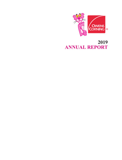 Thumbnail Owens Corning
 Annual Report 2019