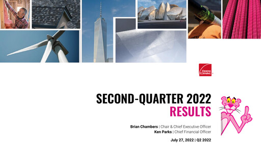 Thumbnail Owens Corning
 Quarterly Report 2022-q2