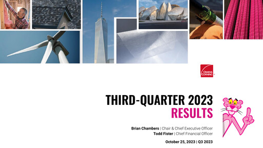 Thumbnail Owens Corning
 Quarterly Report 2023-q3