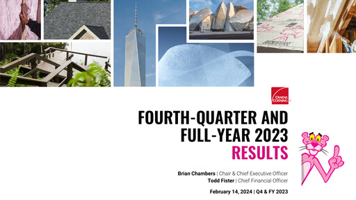 Thumbnail Owens Corning
 Quarterly Report 2023-q4
