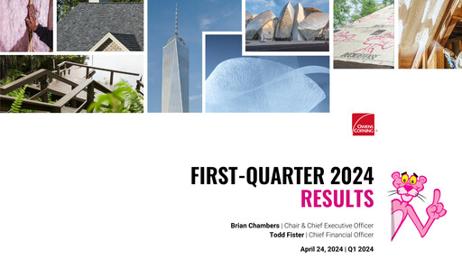 Thumbnail Owens Corning
 Quarterly Report 2024-q1