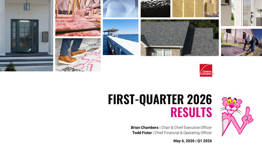 Thumbnail Owens Corning
 Quarterly Report 2026-q1