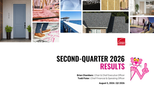 Thumbnail Owens Corning
 Quarterly Report 2026-q2