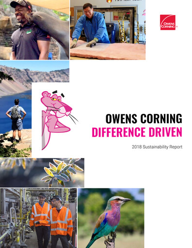 Thumbnail Owens Corning
 Sustainability Report 2018