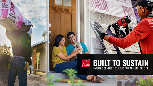 Thumbnail Owens Corning
 Sustainability Report 2025
