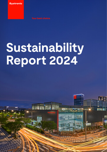 Miniature Bystronic AG Rapport de durabilité 2024