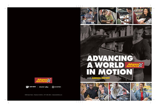 Thumbnail Advance Auto Parts
 Annual Report 2016