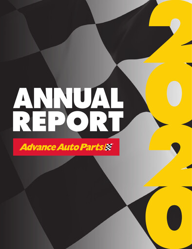 Thumbnail Advance Auto Parts
 Annual Report 2020