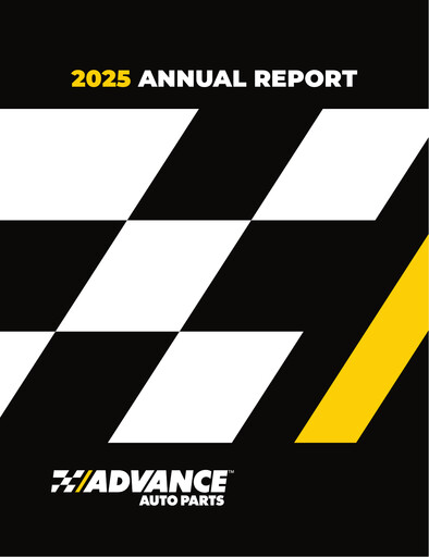 Thumbnail Advance Auto Parts
 Annual Report 2025