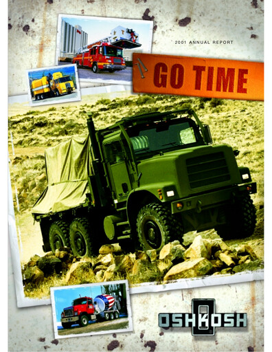 Thumbnail Oshkosh Corporation
 Annual Report 2001