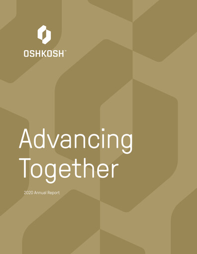 Thumbnail Oshkosh Corporation
 Annual Report 2020