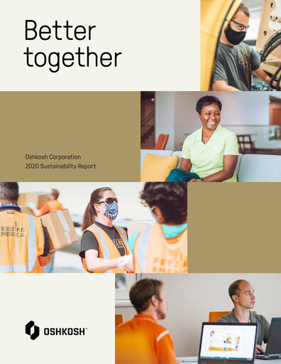 Thumbnail Oshkosh Corporation
 Sustainability Report 2020