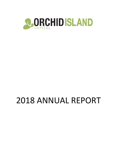 Thumbnail Orchid Island Capital
 Annual Report 2018