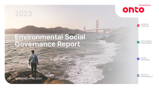 Thumbnail Onto Innovation ESG Report 2023