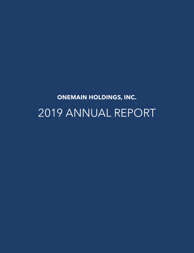 Thumbnail OneMain Financial
 Annual Report 2019