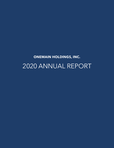 Thumbnail OneMain Financial
 Annual Report 2020