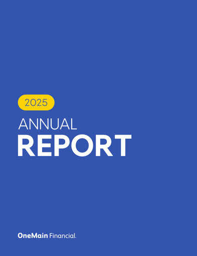 Thumbnail OneMain Financial
 Annual Report 2025