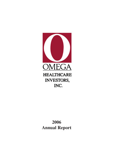 Thumbnail Omega Healthcare Investors Annual Report 2006