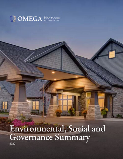 Thumbnail Omega Healthcare Investors ESG Report 2020
