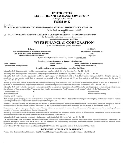 Thumbnail WSFS Financial Financial Report 2025