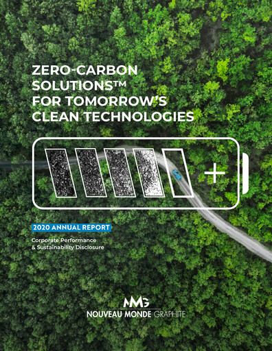 Thumbnail Nouveau Monde Graphite Annual Report 2020