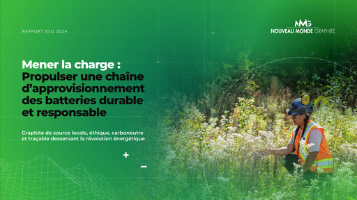 Thumbnail Nouveau Monde Graphite ESG Report 2024