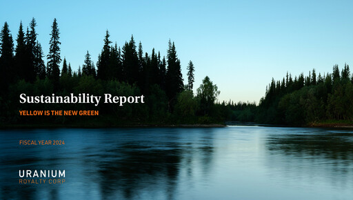 Thumbnail Uranium Royalty Sustainability Report fy2024
