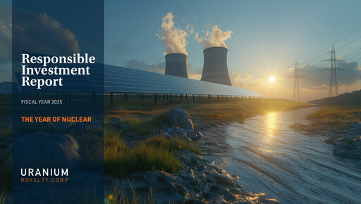 Thumbnail Uranium Royalty Sustainability Report fy2025