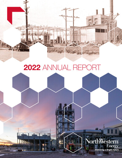 Thumbnail NorthWestern Energy
 Annual Report 2022