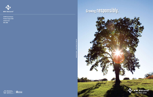Thumbnail NW Natural Holdings Annual Report 2007