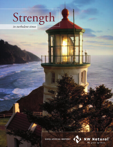 Thumbnail NW Natural Holdings Annual Report 2009