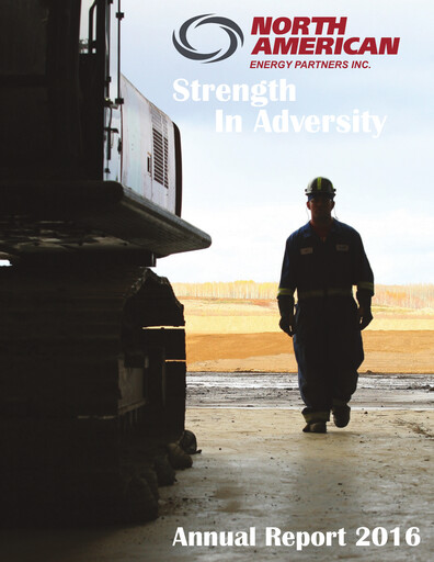 Miniature North American Construction Group Rapport annuel 2016