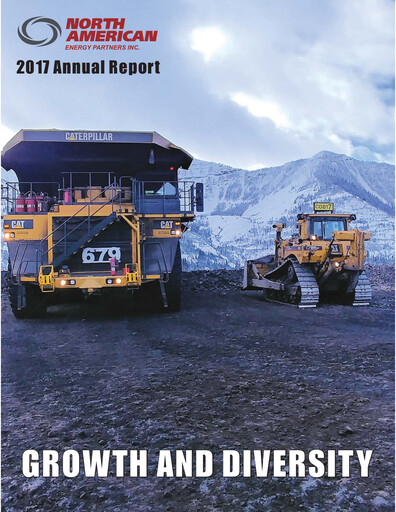 Miniature North American Construction Group Rapport annuel 2017