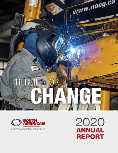 Miniature North American Construction Group Rapport annuel 2020