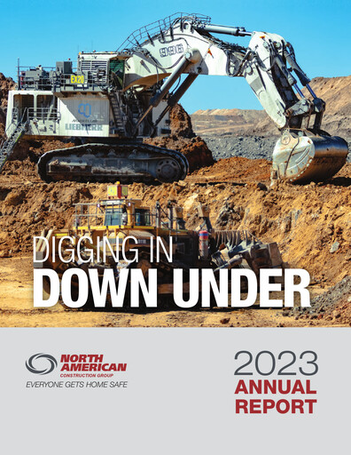 Miniature North American Construction Group Rapport annuel 2023