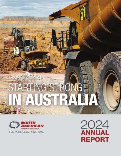 Miniature North American Construction Group Rapport annuel 2024
