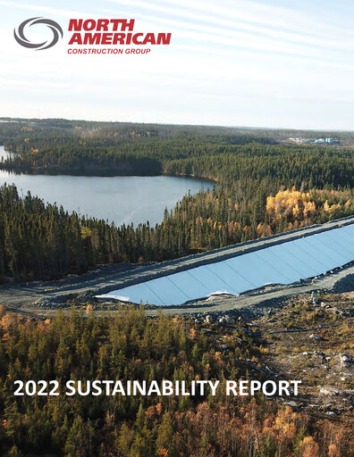 Thumbnail North American Construction Group Sustainability Report 2022