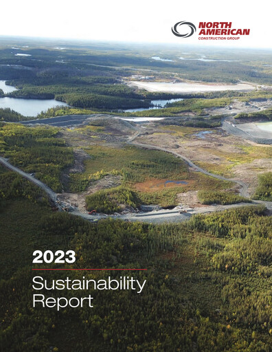 Thumbnail North American Construction Group Sustainability Report 2023