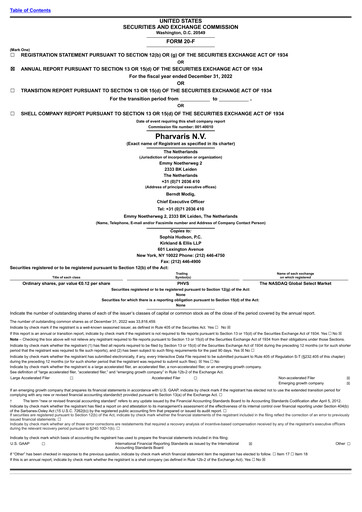 Vorschaubild Pharvaris Jahresbericht 2022