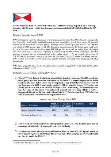 Thumbnail Nordic American Tankers Quarterly Report 2017-q2