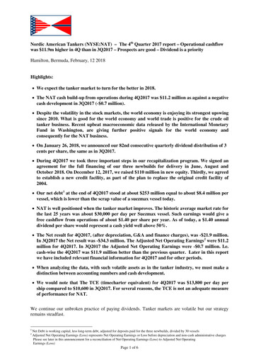 Thumbnail Nordic American Tankers Quarterly Report 2017-q4