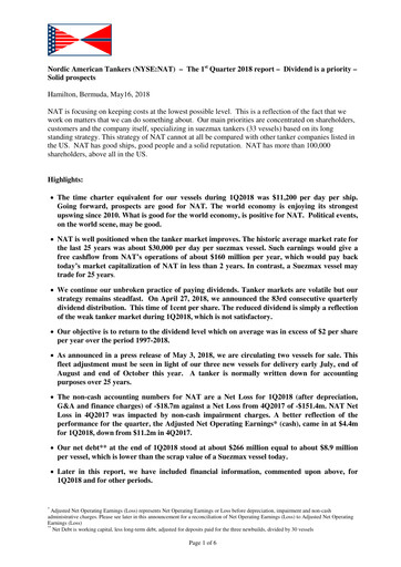 Thumbnail Nordic American Tankers Quarterly Report 2018-q1