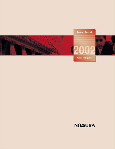Thumbnail Nomura Holdings Annual Report 2002