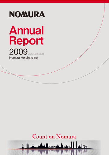 Thumbnail Nomura Holdings Annual Report 2009