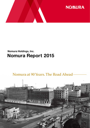 Thumbnail Nomura Holdings Annual Report 2015