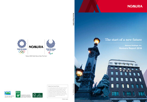 Thumbnail Nomura Holdings Annual Report 2016