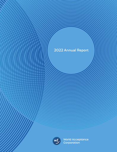 Thumbnail World Acceptance Corporation Annual Report 2021-2022